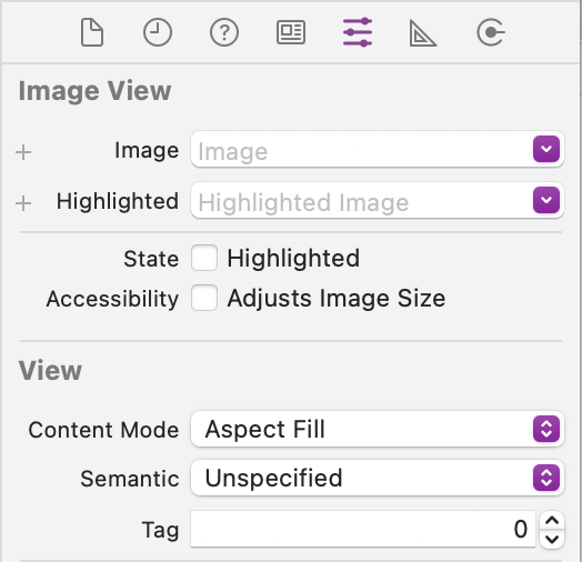 Content Mode Centered and Clips to Bounds for Image View