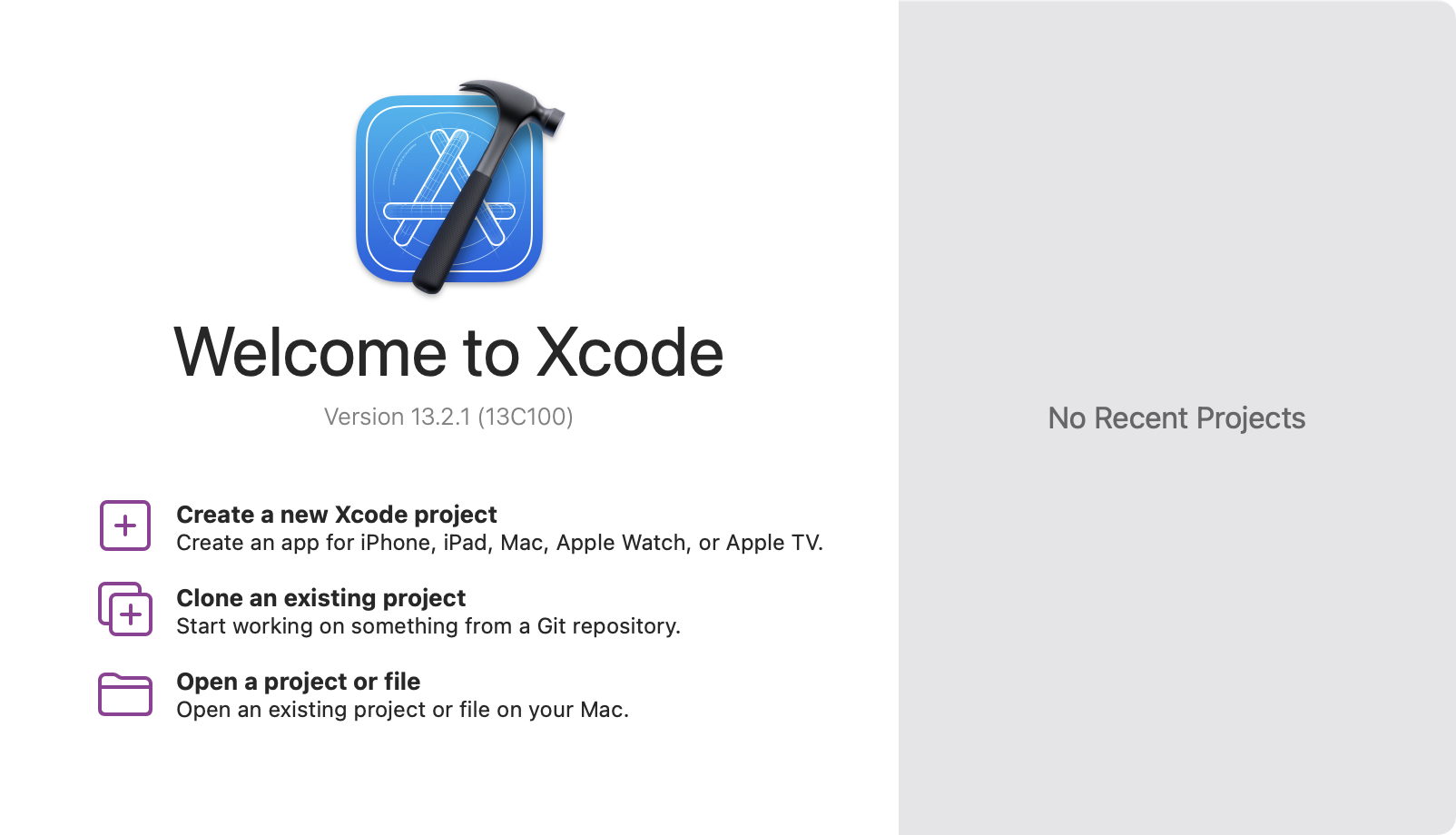 Xcode version