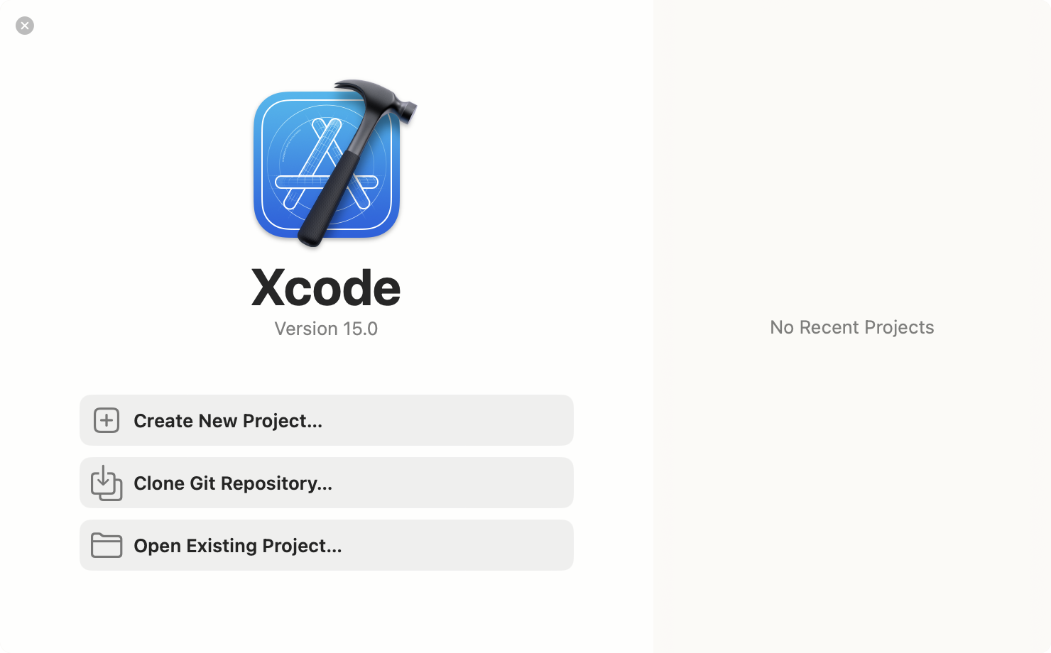 Xcode version